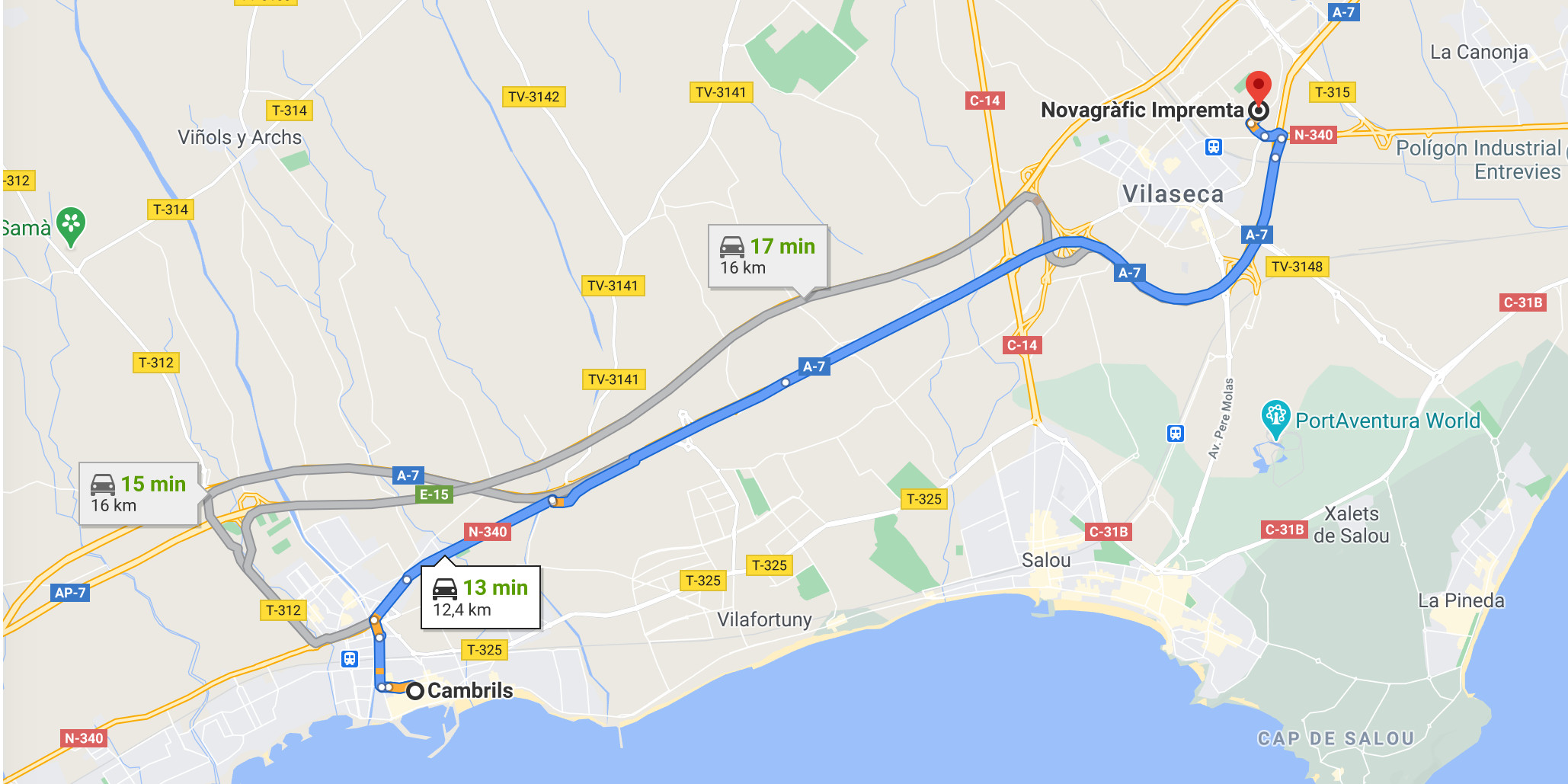 Impremta Novagràfic, a 15 minuts de cambrils